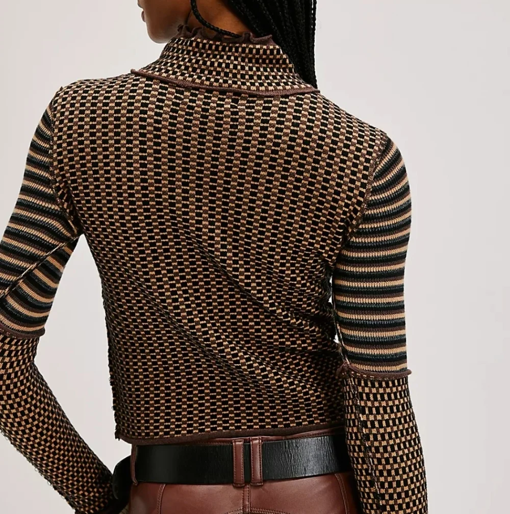 Free People Textured Top Nwt - Picture 3 of 6